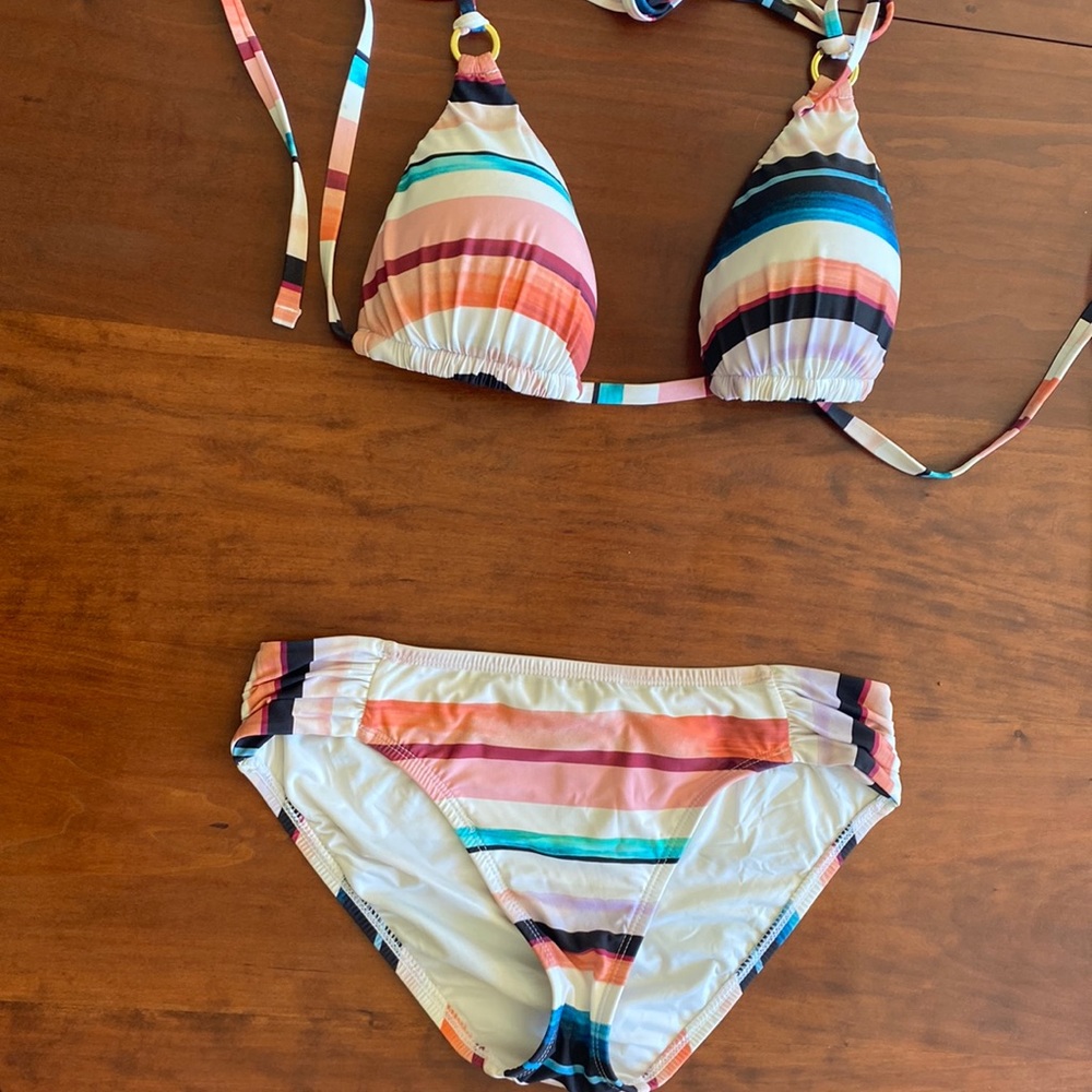 La Blanca Striped Bikini Set